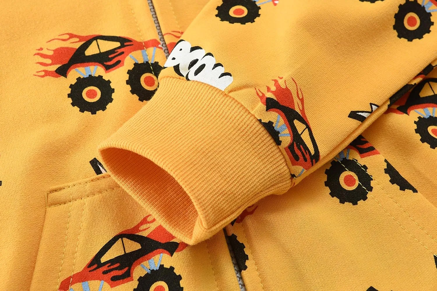 Toddler Boys Hoodies Excavator Sweatshirt Baby Boys Jacket Zipper Hoodie Top Kids Coat Winter Long Sleeve Hooded Shirts 1-7T