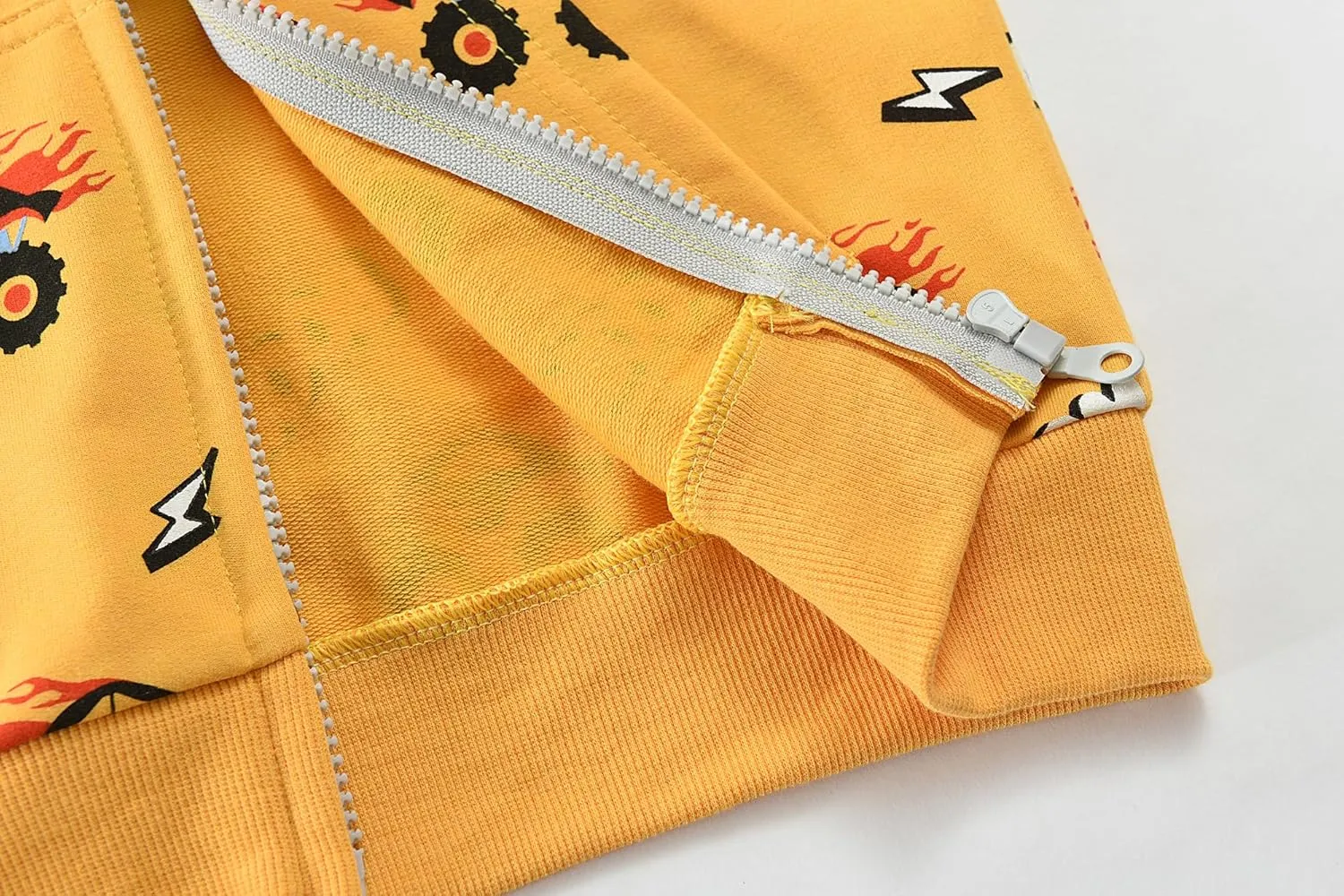 Toddler Boys Hoodies Excavator Sweatshirt Baby Boys Jacket Zipper Hoodie Top Kids Coat Winter Long Sleeve Hooded Shirts 1-7T