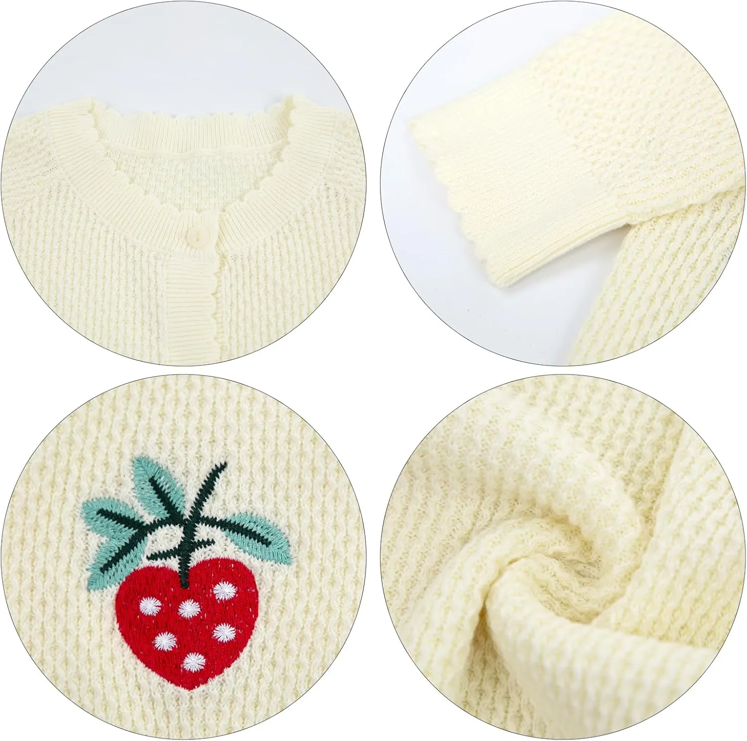 Toddler Girls Cardigan Sweater Bolero Shrug Baby Kids Knit Long Sleeve Crop Tops Button Closure Jacket Casual