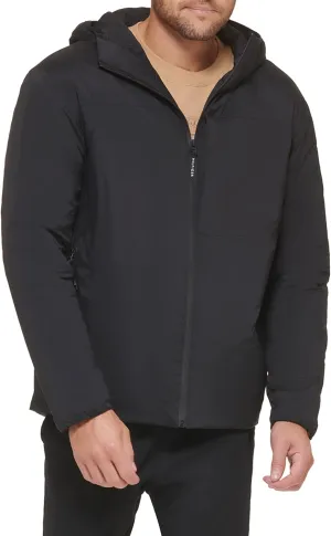 Tommy Hilfiger Men's Stretch Performance Filled Rain Jacket