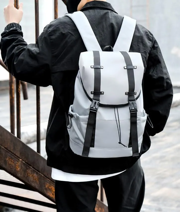 Travel Laptop Backpack, Water Resistant Computer Bag Gifts for Men & Women Fits 15.6 Inch Notebook (Gray)