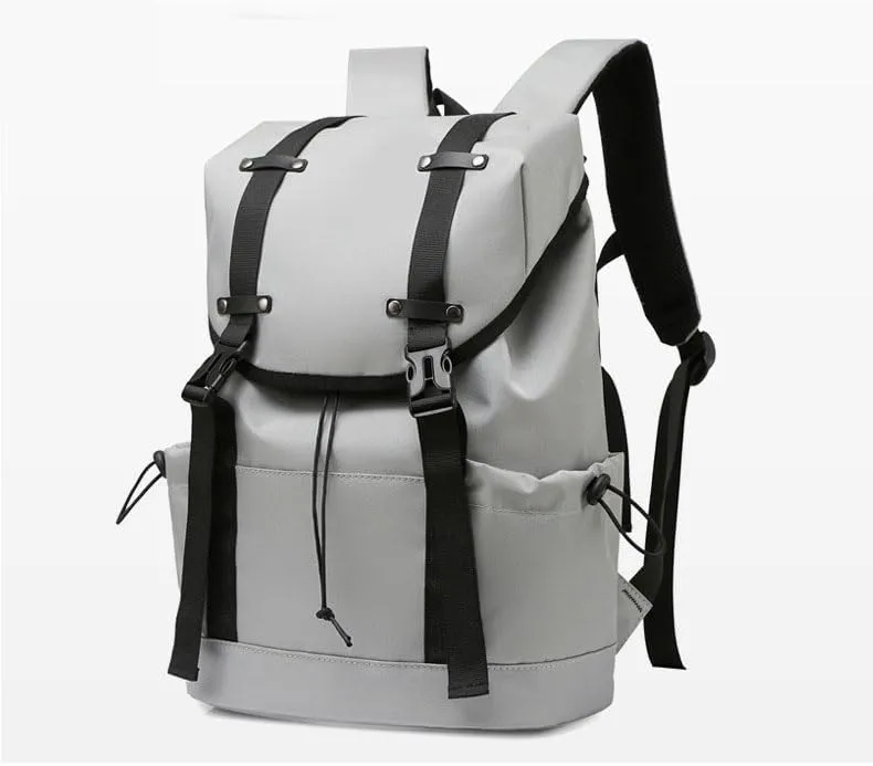 Travel Laptop Backpack, Water Resistant Computer Bag Gifts for Men & Women Fits 15.6 Inch Notebook (Gray)