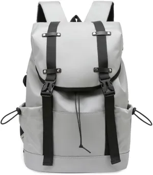 Travel Laptop Backpack, Water Resistant Computer Bag Gifts for Men & Women Fits 15.6 Inch Notebook (Gray)