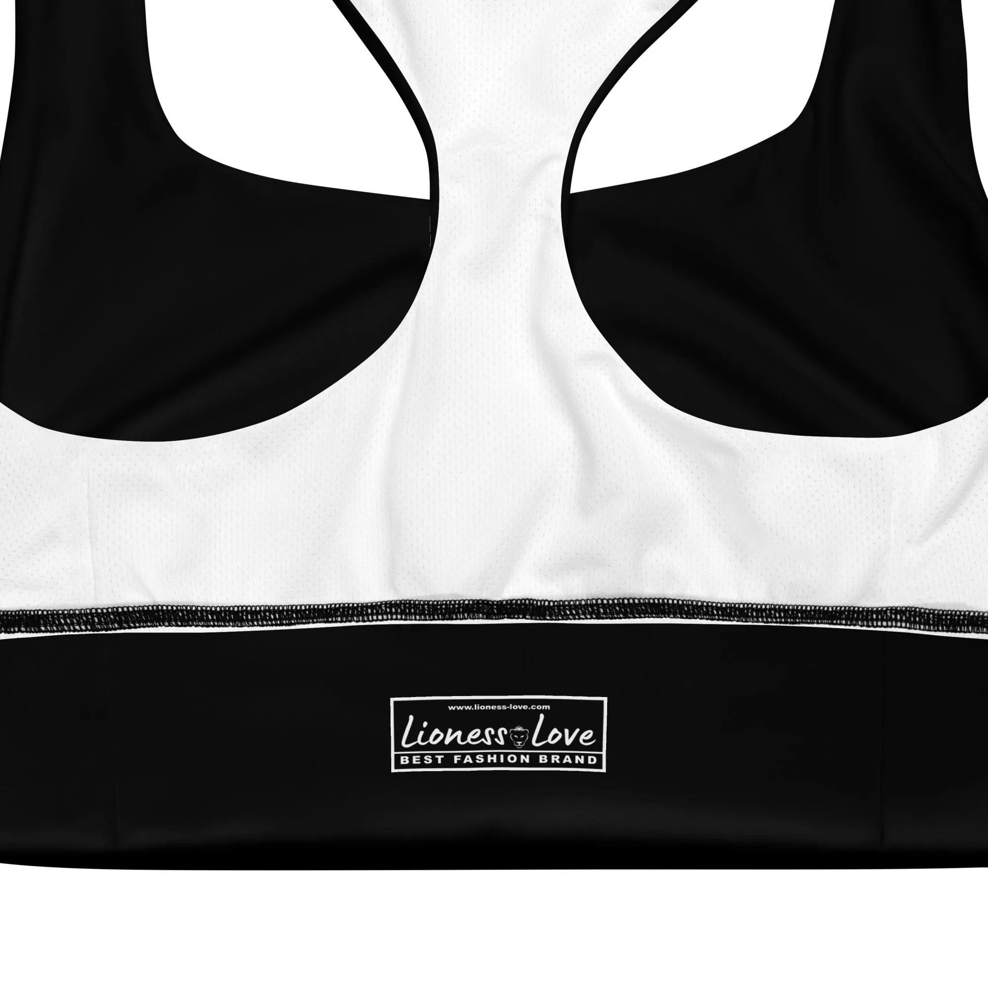 Trendy Yoga Longline Sports Bra, lioness-love