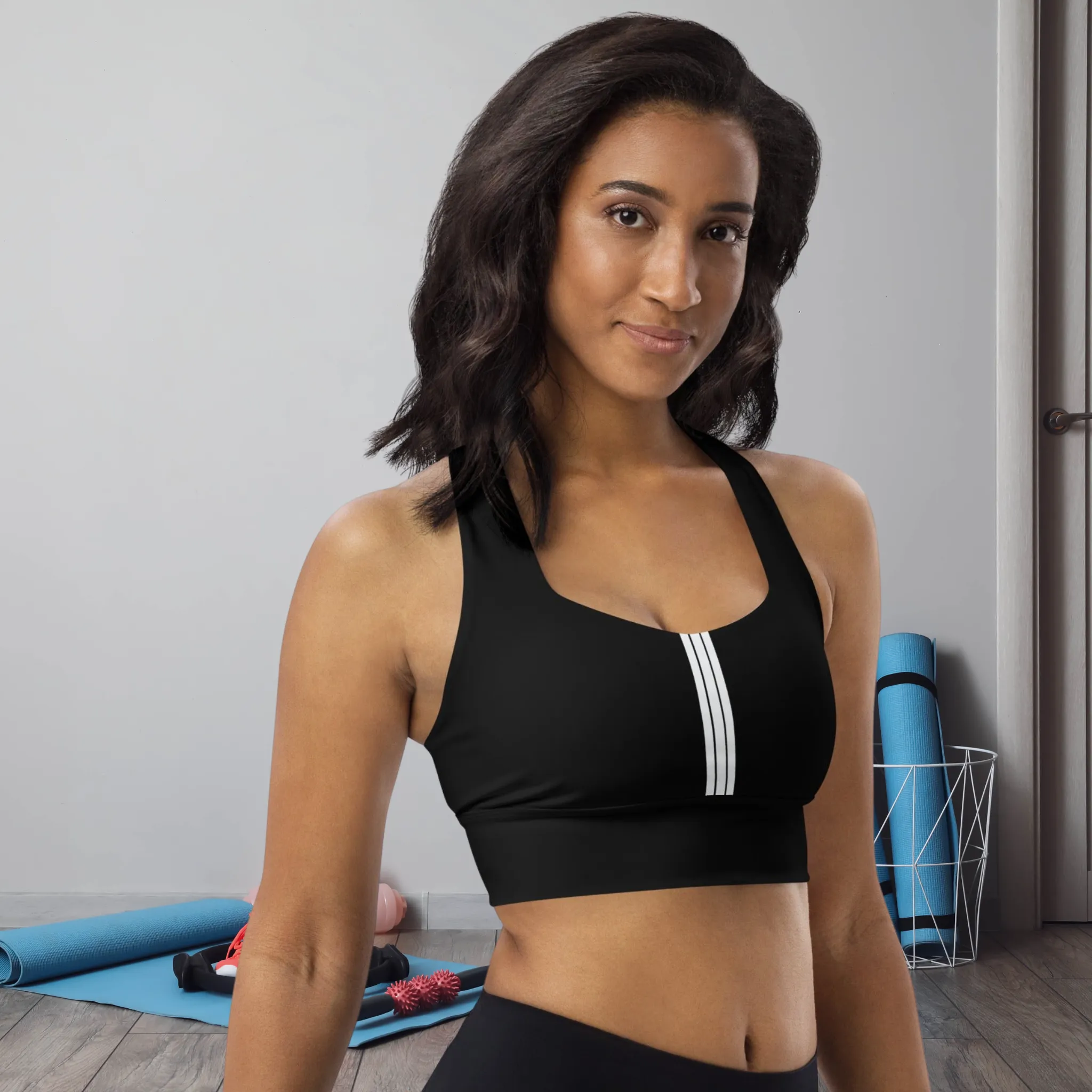 Trendy Yoga Longline Sports Bra, lioness-love