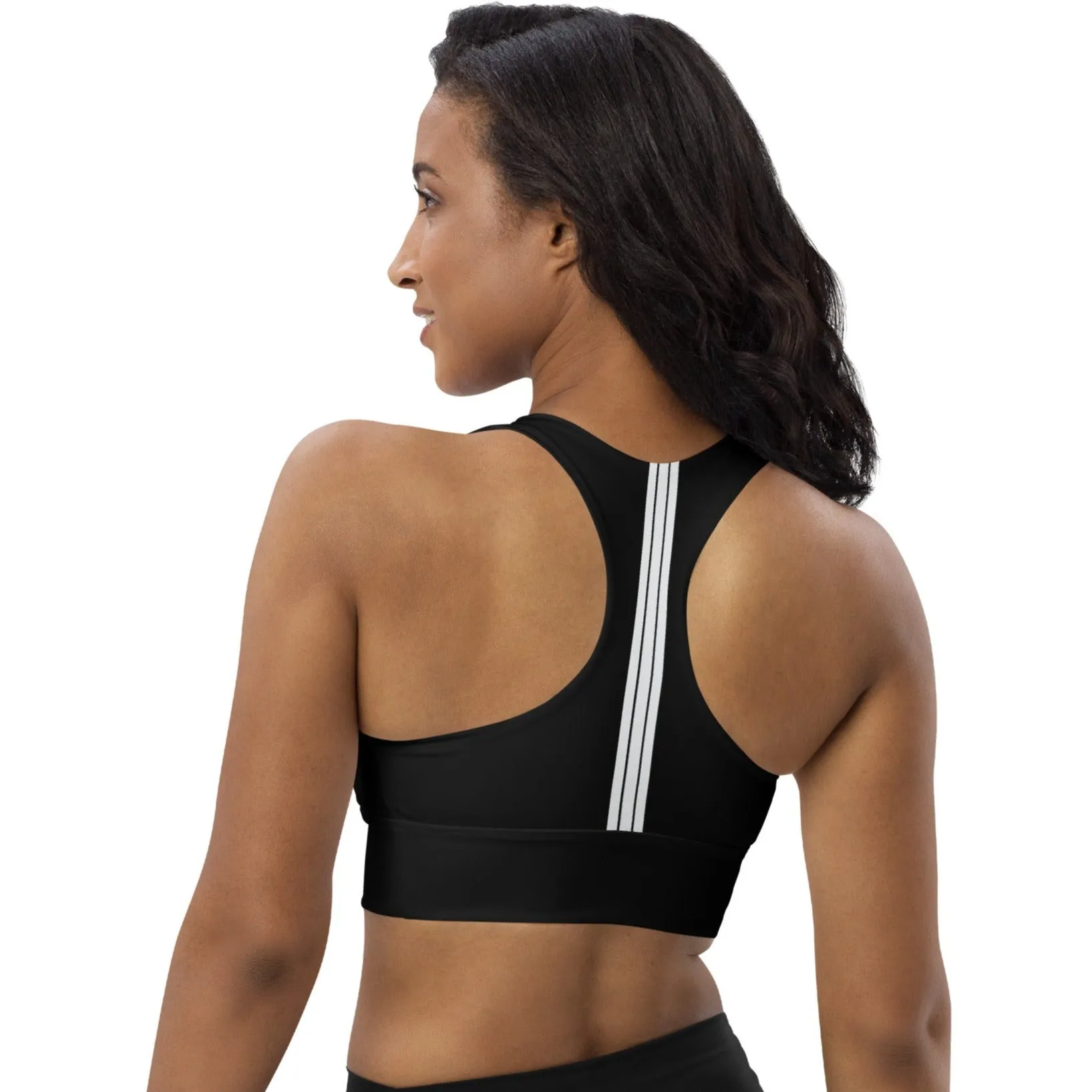 Trendy Yoga Longline Sports Bra, lioness-love