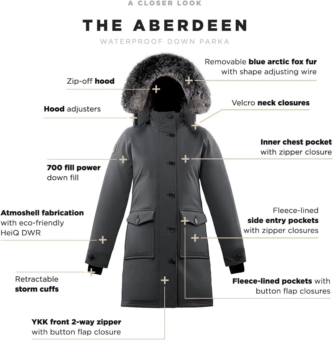 Triple F.A.T. Goose Aberdeen Womens Winter Coats - Parka Jacket Women - Down Jacket Women - Puffer Jacket Womens