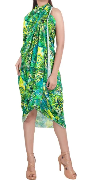 Tropical Jungle Beach wrap for women