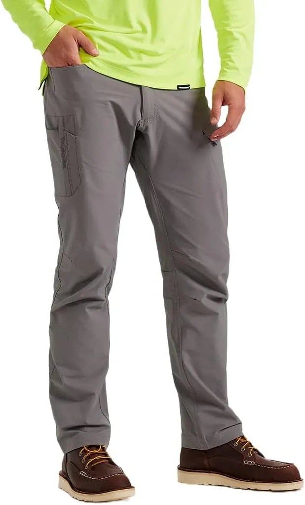 TRUEWERK Men's Work Pants - T2 WerkPant Technical Workwear, Water Resistant, Lightweight, Multi-Pocket with 4-Way Stretch