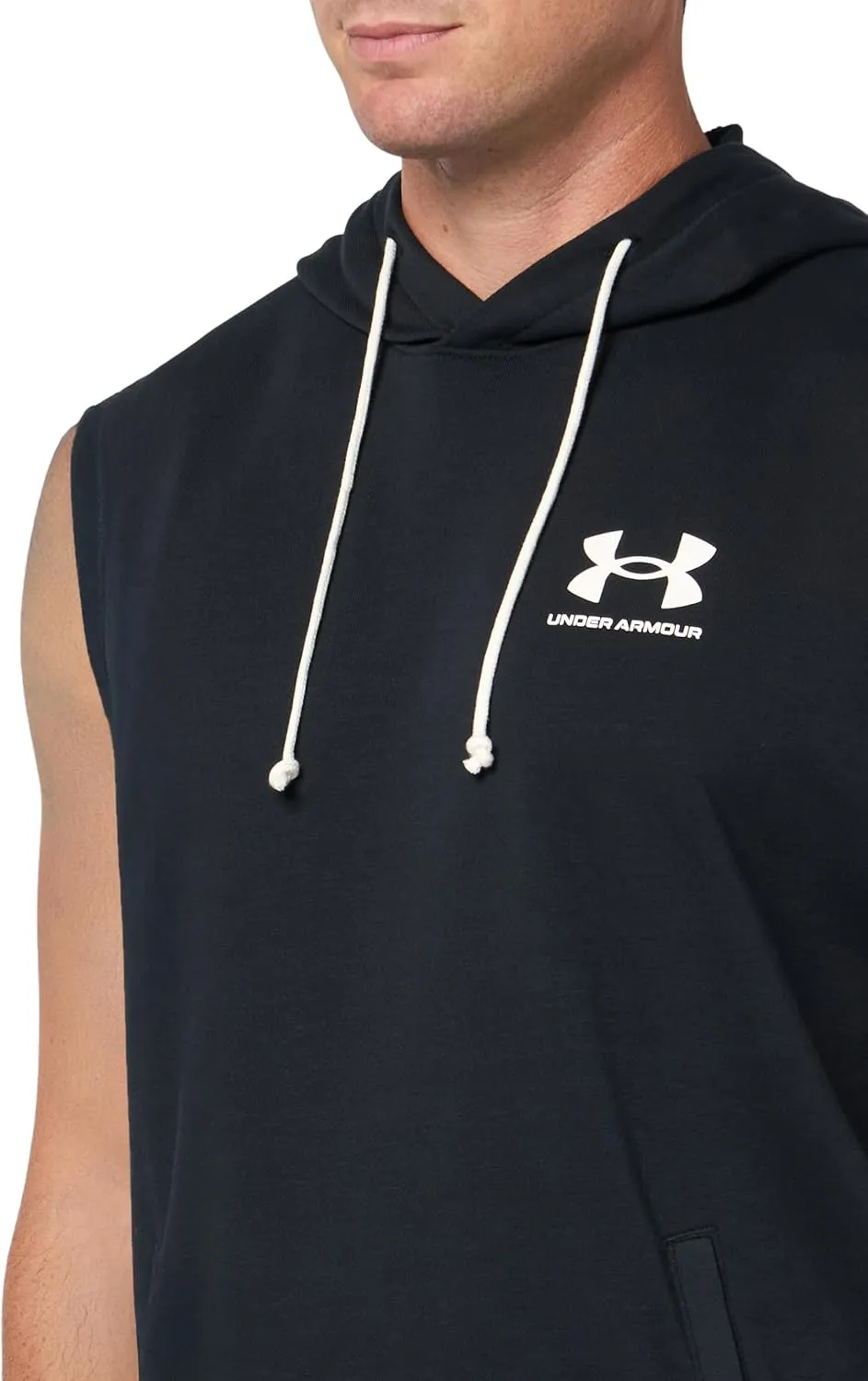 Under Armour Men's Rival Terry Sleeveless Hoodie