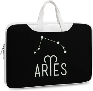 Virgo Constellation Leather Bag Laptop Case Slim Water Resistant Computer Bags with Handle Briefcase for Work