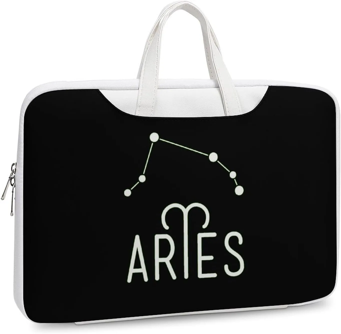Virgo Constellation Leather Bag Laptop Case Slim Water Resistant Computer Bags with Handle Briefcase for Work