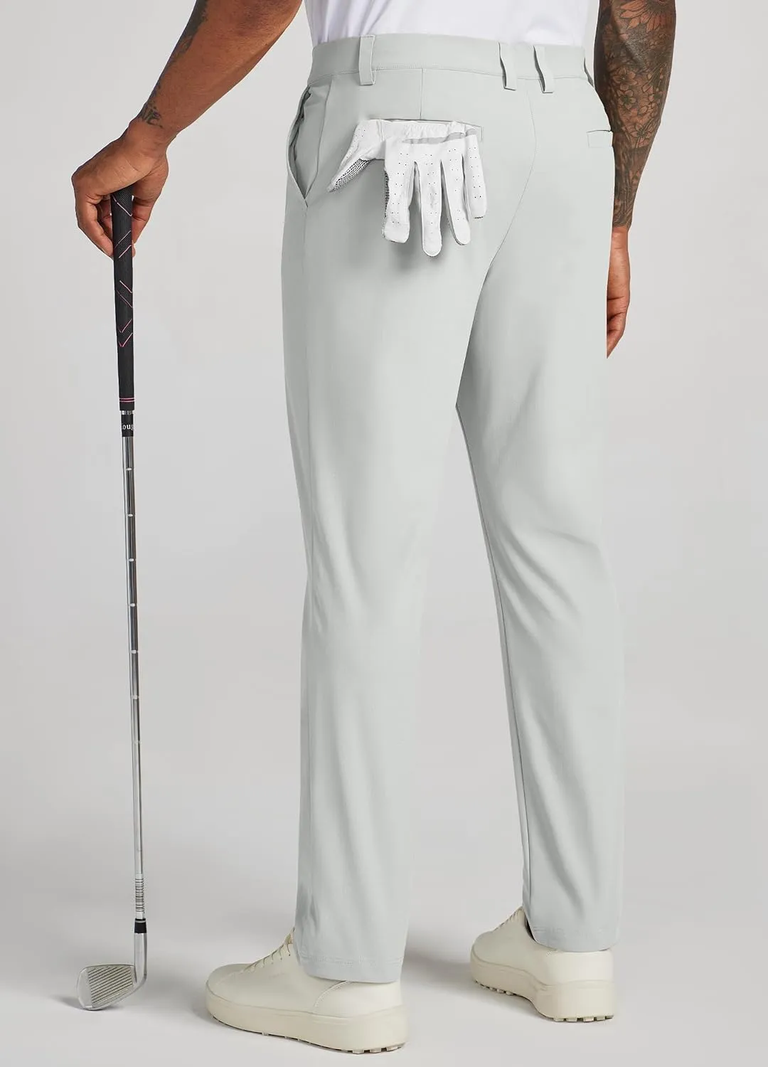 Willit Mens Golf Pants Stretch Dress Pants Quick Dry Work Business Slacks Casual Pants with 4 Pockets 30"/32"/34"
