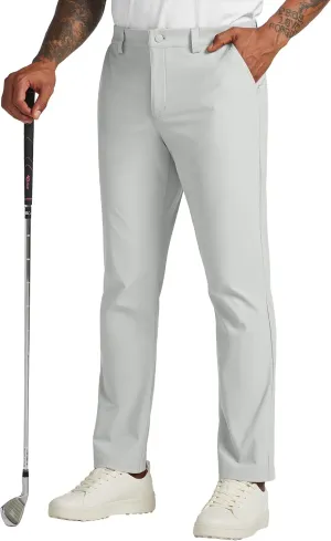 Willit Mens Golf Pants Stretch Dress Pants Quick Dry Work Business Slacks Casual Pants with 4 Pockets 30"/32"/34"