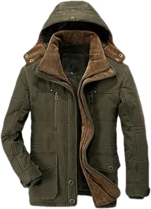 Winter Jacket Men Thicken Warm Cotton-Padded Jackets Mens Hooded Windbreaker Parkas Plus Size Coats