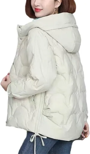 Women Winter Jacket Short Warm Parkas Autumn Thickening Coat Cotton Padded Hooded Jacket Plus Size
