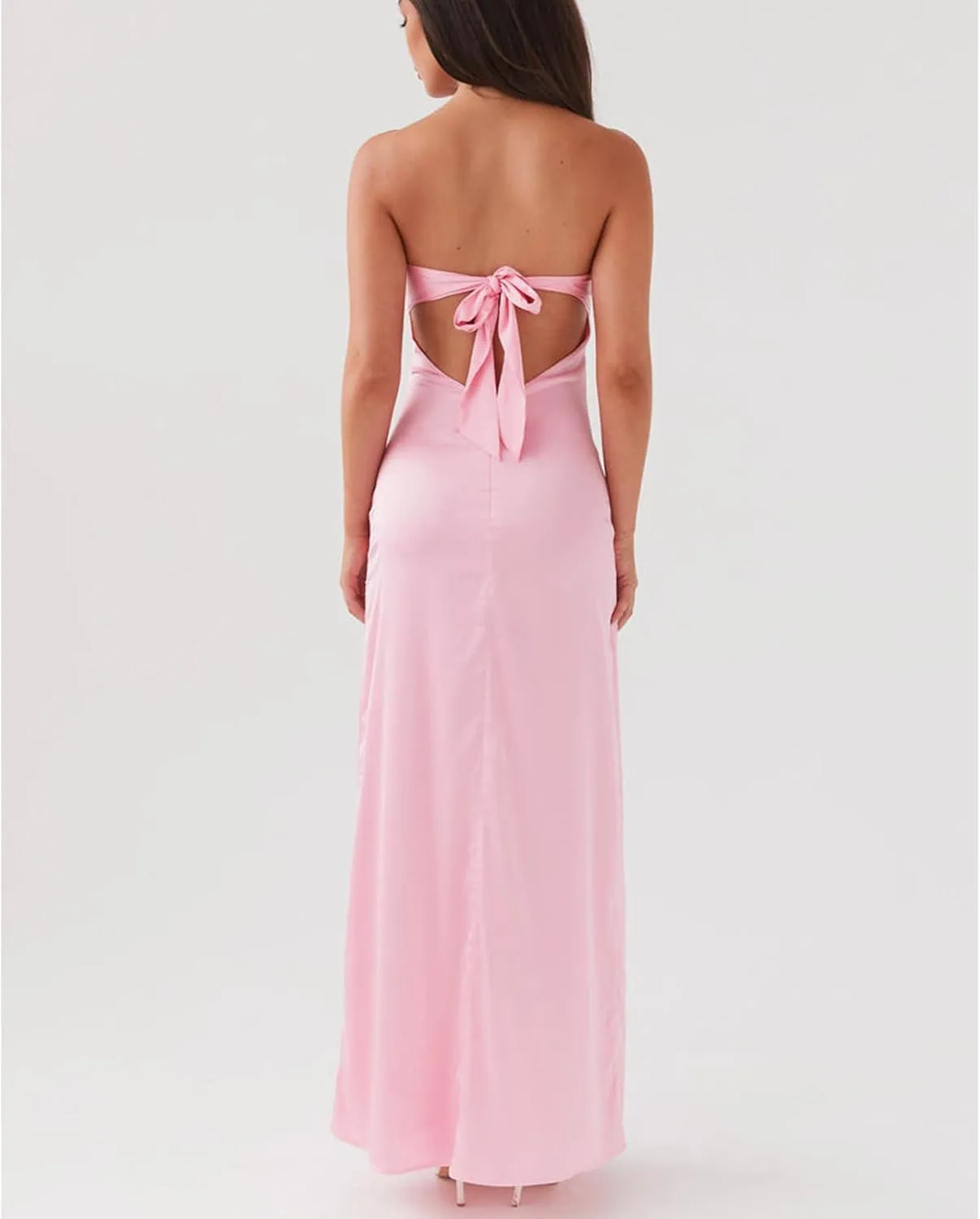 Women Y2k Floral Cut Out Maxi Bodycon Dress Hollow Out Silk Satin Long Beach Formal Dresses Summer Sundress