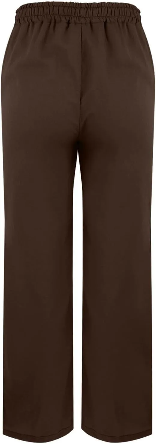Womens Linen Pants 2025 Summer Vacation Beach Pants Drawstring Casual Gauze Pants with Pockets Linen Ankle Pant Trousers