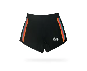 Women's V2 Athletic Shorts - Fiesta Black