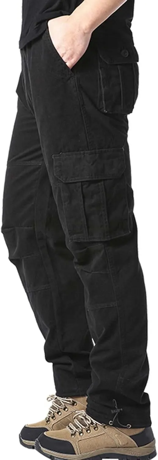 Work Pants for Men Construction Flex Casual Sweatpants Classic Tactical Pants Multi Pockets Twill Sport Hiking Pants