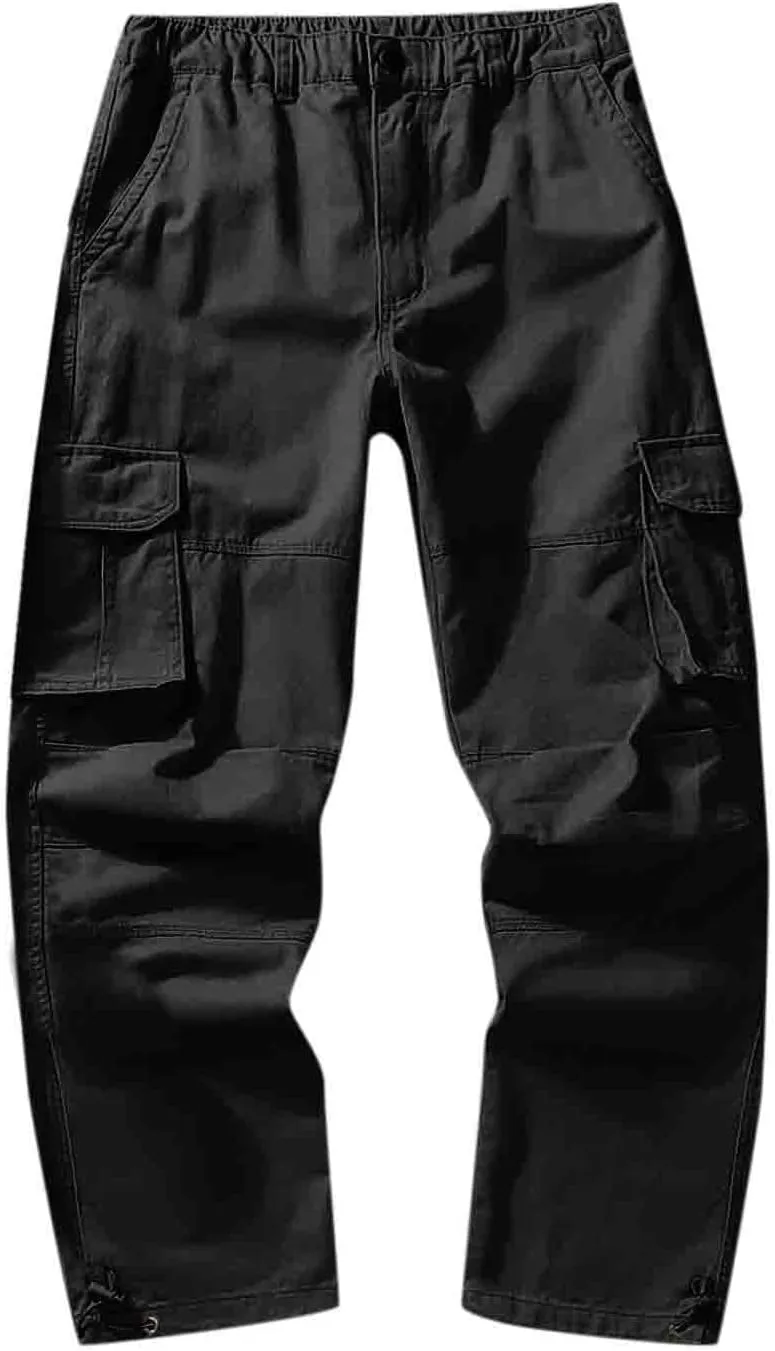 Work Pants for Men Construction Flex Casual Sweatpants Classic Tactical Pants Multi Pockets Twill Sport Hiking Pants