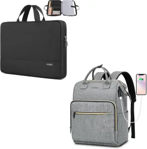 Ytonet Laptop Case 15.6 Inch, Water Resistant Laptop Bag Sleeve for Men Women Slim Laptop Cover